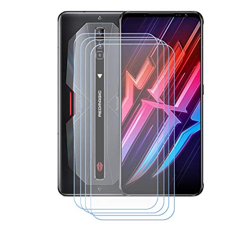 DQG Protector Pantalla para ZTE Nubia Red Magic 6s Pro, 4 Piezas Alta Definicion Vidrio Templado Premium Protector de Pantalla Dureza 9H Cristal Protectora Film para (6.80')
