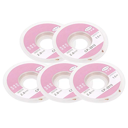 5Pcs Wick Remover Dissaldante Stoppini Copper