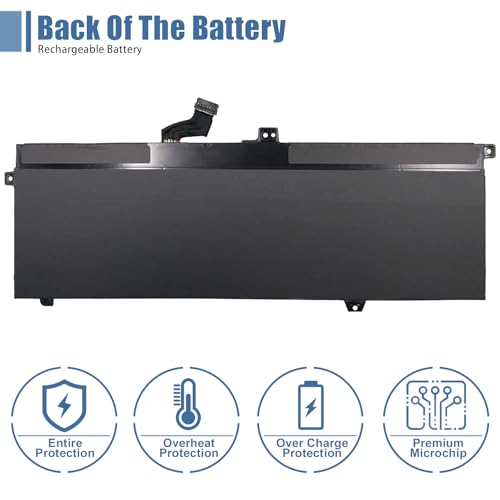 Image of L18M6PD1 Laptop Battery 11.46V 48Wh 4190mAh Replacement for Lenovo ThinkPad X13 X390 X395 Series SB10K97655 02DL017 L18M6PD2 02DL018 L18C6PD1 SB10K97657 02DL019 L18D6PD1 02DL020