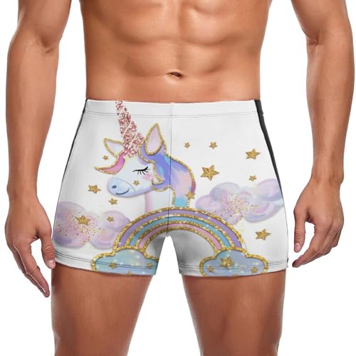 Short de bain homme Licorne Dorée idéal pour vos journées farniente à la plage