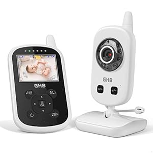 GHB Draadloze babyfoon met LCD-scherm 2,4 inch