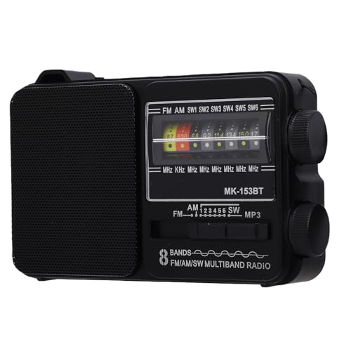 Radio portátil Fosa AM FM SW con Bluetooth y carga USB miniatura 6