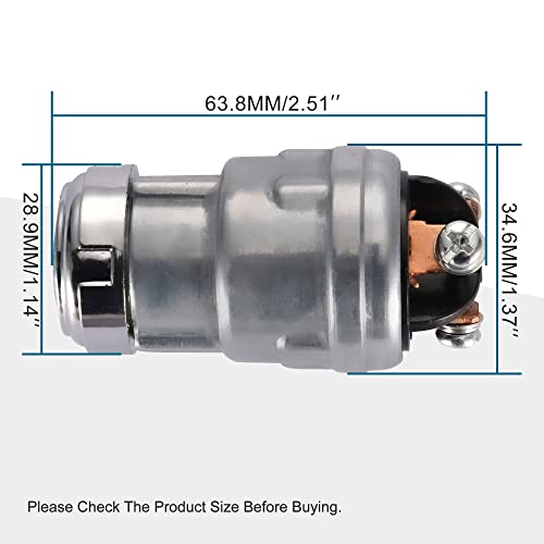 GOOFIT Ignition Switch with Key, 3 Wire Engine Starter Switch Replacement For Car Motorcycle Tractor Forklift Truck Scooter Trailer Agricultural Modified Car - Image 3