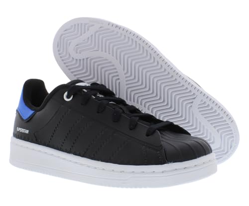 Image of adidas Superstar OT Tech Mens Shoes Size 5, Color: Core Black /Cloud White /Blue Bird