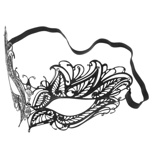 JOINPAYA Masquerade Mask Women Metal Lace Eye Mask for Halloween Party Carnival Elegant Half Face Design for Cosplay Costume Parties Special Events