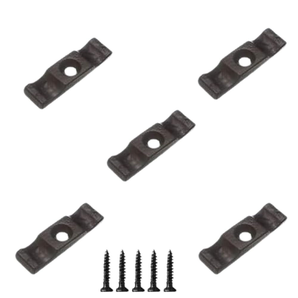 Turn Button Thumb Catch Latch 38mm Antique Black Cupboard Cabinet Wardrobe Thumb Turn Catch Latches for Gates Sheds, Doors