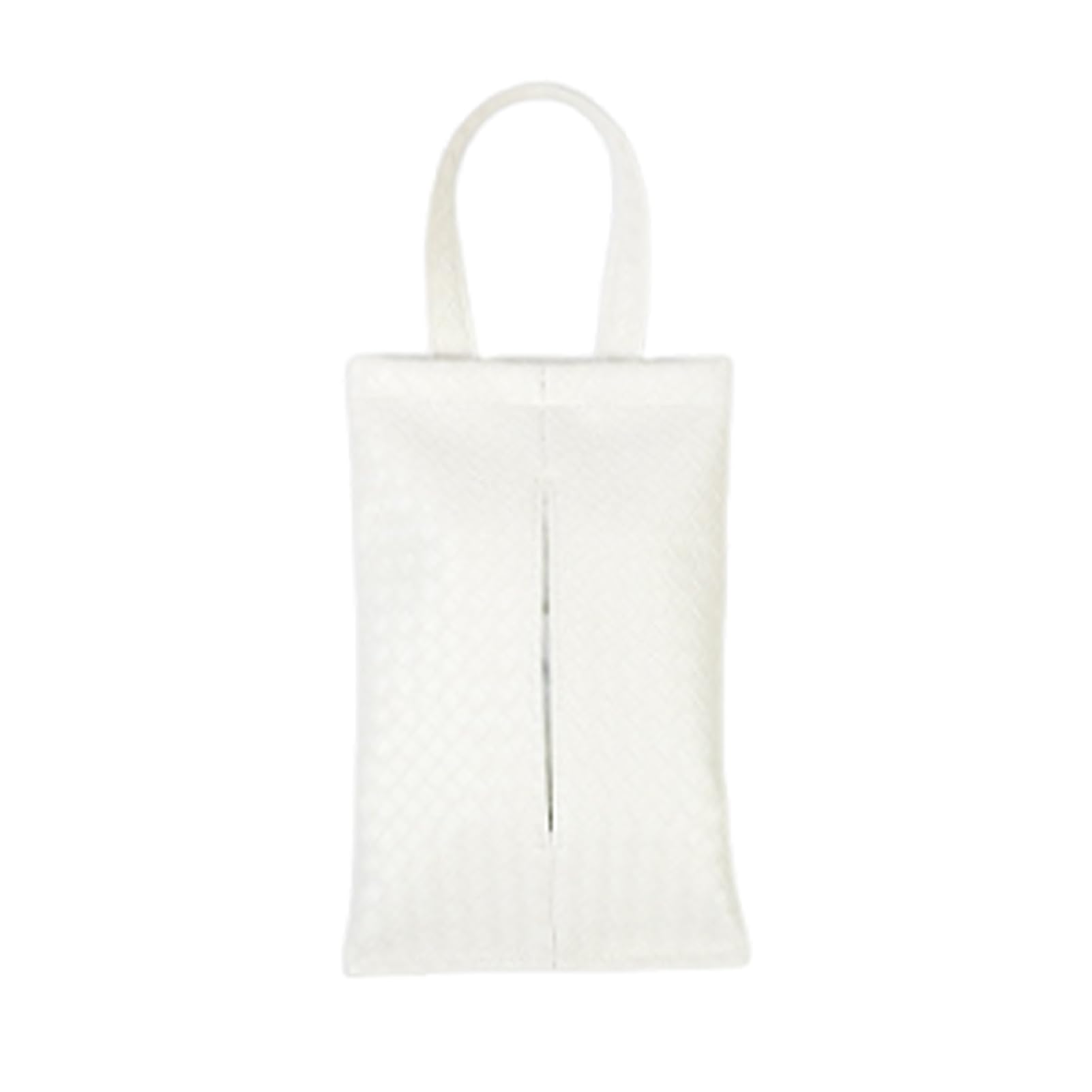 matumou Car Tissue Holder for Visor Hanging Napkin Dispenser with Woven Pattern Universal Armrest Tissue Case for Vehicle Interior