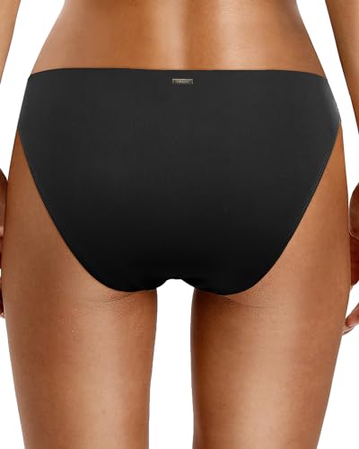Zmart Women O Ring Bikini Bottoms Full Coverage Swimsuit Bottom Low Waist Low Rise Bathing Suit2