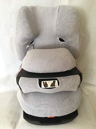 Sommerbezug Schonbezug für Cybex Pallas und Pallas 2-Fix Frottee 100{9c56a2cbecaf28266a7fa6bbc777d8cd4b4b9c9e83c6a916c22859836e095bb1} Baumwolle blaugrau