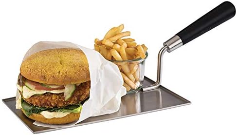 APS 36100 Tin Metal Drinks Tray with Plastic Insert 40 x 28 x 22 cm 11 Litres Copper Look, stainlesssteel, 40cm x 22cm - Image 3