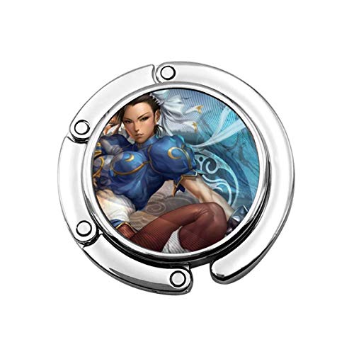 Preisvergleich Produktbild Street Fighter Faltbare Handtaschenhaken, 2er-Set Kleiderbügel klappbarer Tischaufhänger Halter Damen Taschenaufbewahrung