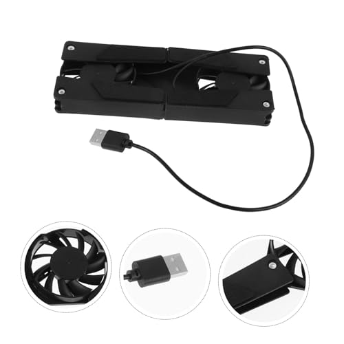 Soporte para laptop gamer con ventilador de enfriamiento y base antideslizante, disipación rápida de calor miniatura 3