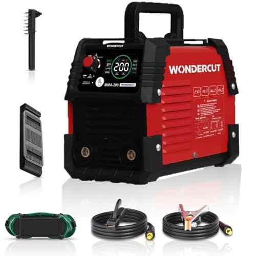 Image of WONDERCUT 200A ARC Inverter Welding Machine WC-MMA200-R (IGBT) | VRD Anti-Shock Safety System | ARC Force Control | Advanced Touch Panel with Hot Start, Anti-Stick Functions