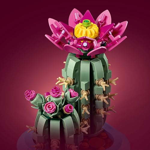 Image of LEGO Botanicals Flowering Cactus - Plants Decor - Building Set for Kids Ages 9 and Up - 11509