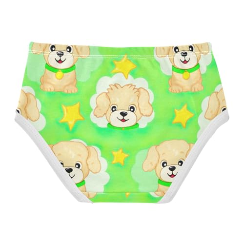 Cute Cartoon Dog Green Toddler Underwear Custom 2t Cotton Little Girl Panties Aesthetic Briefs Kids Undies2