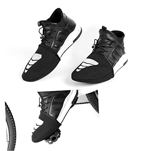 Cubiertas impermeables para zapatillas de ciclismo UKCOCO, 2 pares, de neopreno, resistentes al viento y al deslizamiento, para uso al aire libre miniatura 5