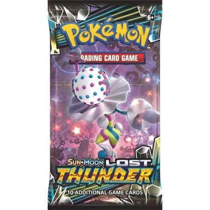 Amazon.com: Pokemon TCG: Sun & Moon - Lost Thunder Booster Pack (1 Booster Pack) : Toys & Games Amazon.com: Pokemon TCG: Sun & Moon - Lost Thunder Booster Pack (1 Booster Pack) : Toys & Games