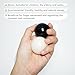 Taiji Yin Yang Hand Massage Balls, 2.96oz Each, 4cm/1.57'' Natural Marble Tai Chi Feng Shui Stress Relief Baoding Roller Ball, Hand Exercise Physical Therapy for Adults, 2 Balls (White and Black)
