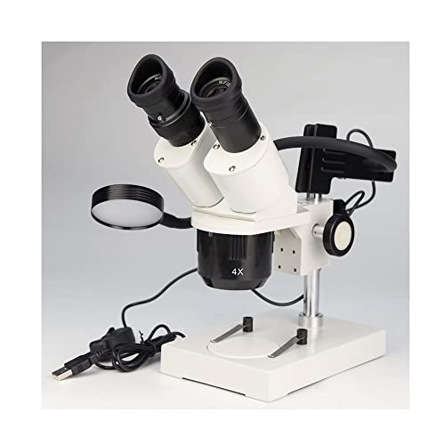 ラボ用顕微鏡アクセサリー 携帯電話の修理PCBはんだ付けステレオ双眼鏡顕微鏡(10X Eyepiece)