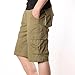 JEShifangjiusu Mens All Cotton Washed Cargo Shorts Camping Fishing Outdoor Short Quick Dry Hiking Shorts (Army Yellow,34)