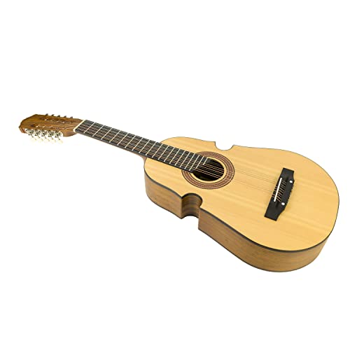 Tario 10 String Acoustic Cuatro Guitar Spruce Top Ovankol Back & Sides #TOP4