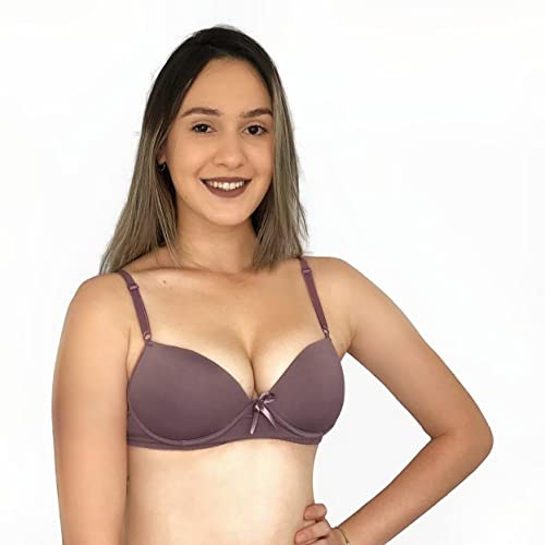 Kit 5 Sutiãs Sutian Soutien Sutien Adulto Comum Bojo (M)