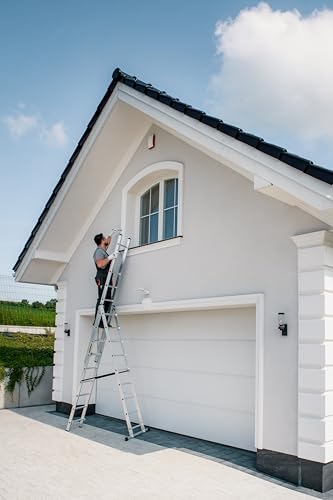 Échelle 3 éléments en aluminium Drabest Basic Home de 3x9 marches - 6