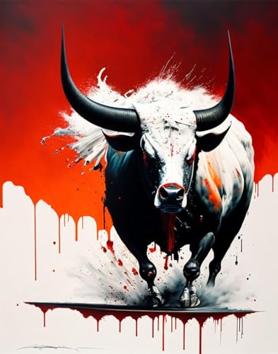 Affiches sur toile art mural Raging Cow SERENDIPITP grand tableau déco 58x90 cm