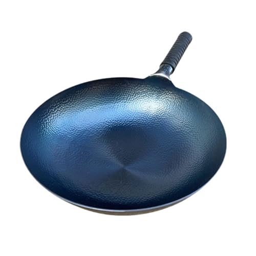 Wok de hierro sin recubrimiento para cocina miniatura 6