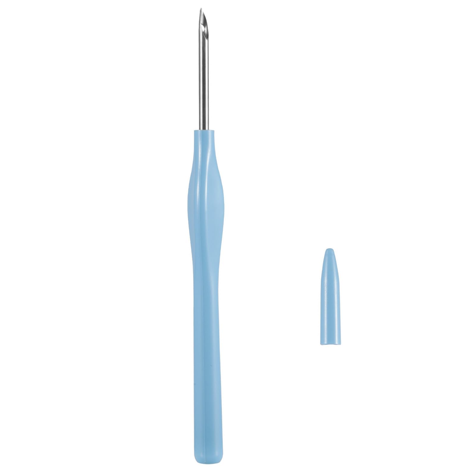 Punching Needle Practical Tool Embroidery Pen with Protective Covers for Embroidery and Crafting Project