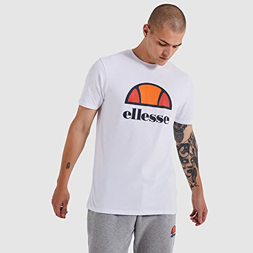 Ellesse Dyne Tee Herren T-Shirt Shirt SXG12736 Weiss, Bekleidungsgröße:S – Ansicht 2