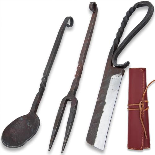 The Ironsmith Co. Pioneer Dining Set | Hand-Forged High-Carbon Steel