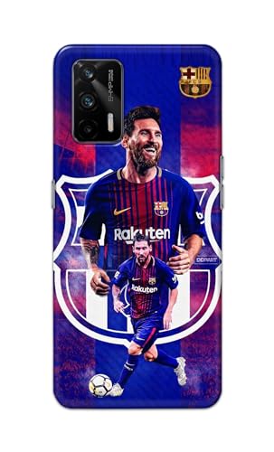 Image of Printed Hard Back Cover Case for Realme X7 Max 5G Back Cover (Famous Football Player) -1111