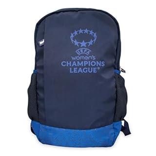 UEFA Zaino da donna Champions League UWCL, prodotto con licenza ufficiale, leggero, ottima idea regalo per calcio