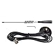 HYSHIKRA Magnetische Antenne, 27 MHz, CB-Antenne mit 6,9 cm Magnetbefestigung, 4 m RG58-Kabel für Cobra Uniden Midland Präsident Randy Transceiver
