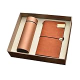 Cahier relié Cahier d'affaires Coffret cadeau Disque de réunion Fournitures de bureau Activités d'exposition Des cadeaux peuvent être personnalisés LOGO Cahier classique (Color : Brown, Taille : A)