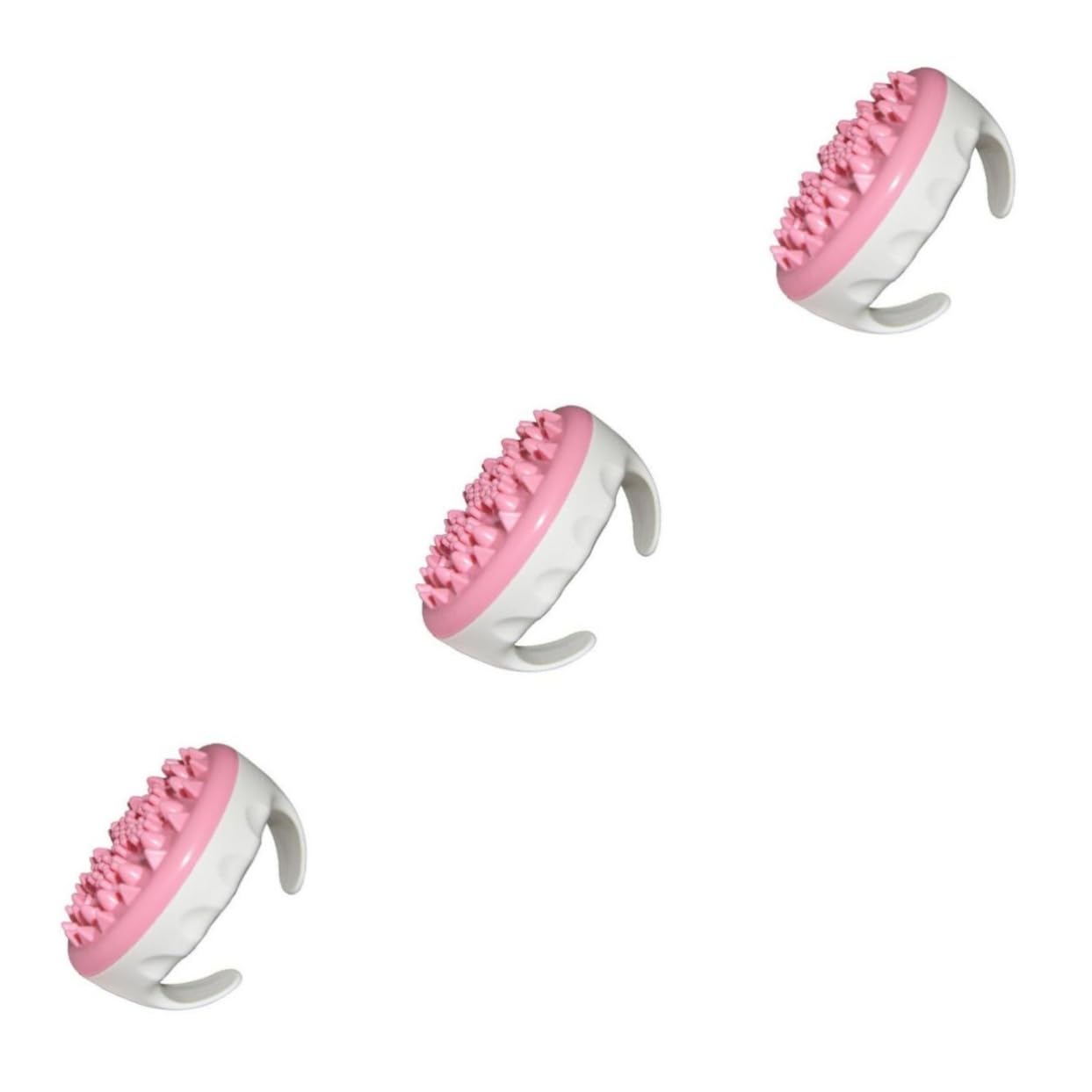 Healeved 3pezzi Spazzola Massaggio Anticellulite Portatile Per Corpo e Gambe Strumento Snellente Per Bellezza Femminile Con Design Compatto e Manico Ergonomico Per Toning e Miglioramento