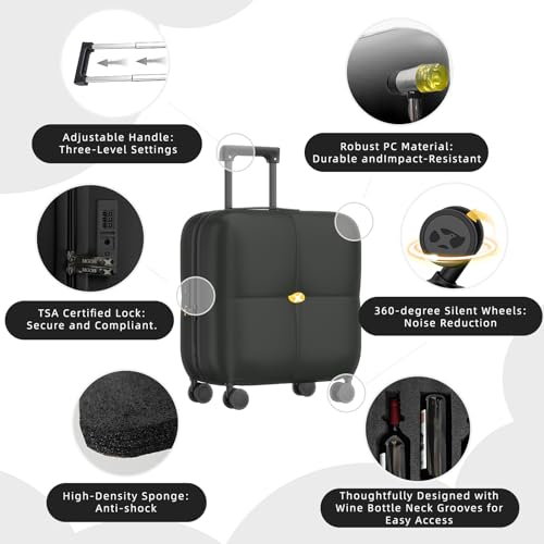 SERABETTO 6-Bottle Wine Luggage