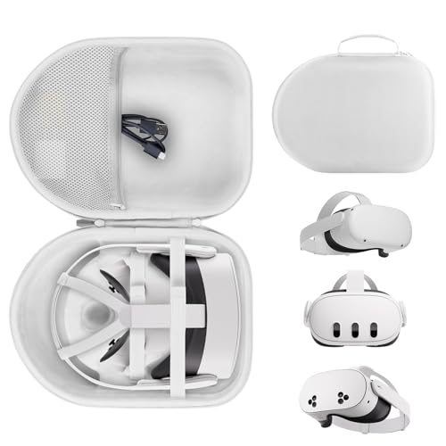 Mallette de protection Meta Quest 3/2/3S coque antichoc et anti-rayures grise