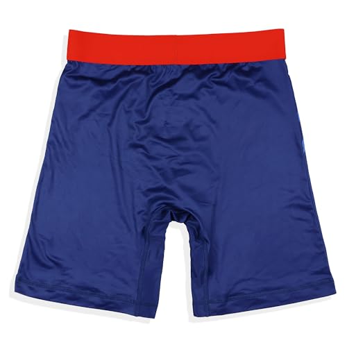 INTIMO DC Comics Superman Boxer Briefs Suit and S Shield Logo Snug Fit Adult Supportive Underwear4