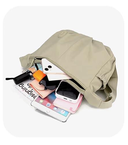 Image of WildHorn Nylon Sling Bag for Women | Lightweight Crossbody Shoulder Bag with Zipper Closure & Adjustable Strap | Casual Travel Handbag for Daily Use | Ethically Crafted