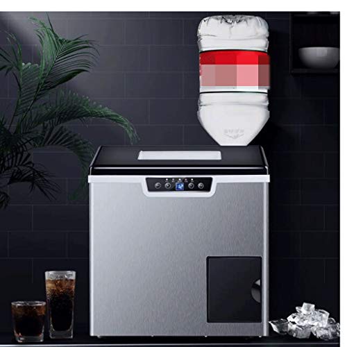 Máquina fabricadora de hielo con autolimpieza para encimera, produce 88 lb de cubos de hielo en 24 horas, ahorro de energía, ideal para cocina doméstica y conexión directa al grifo miniatura 6