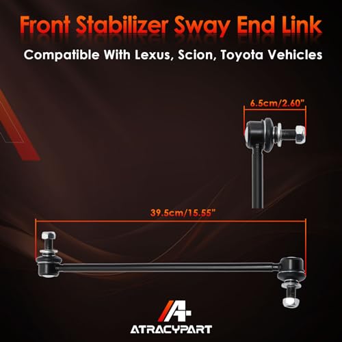 K750043 Front Sway Bar End Links for Toyota RAV4, Prius, Lexus CT200h, NX & Scion - Image 6