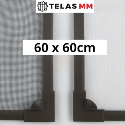 Tela Mosquiteira Magnética Janela - Kit 60 X 60cm (marrom)