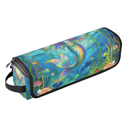 Bolsa de viaje para herramientas de cabello y alfombrilla resistente al calor con cremallera para organizador de herramientas de rizador, plancha, secador y más miniatura 1