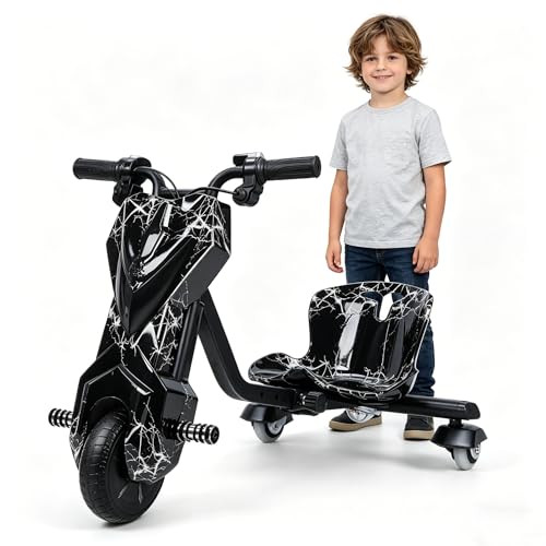 Awjaisca Electric Drift Trike for kids,Drift Cart,Big Wheel Drifting Tricycle for Ages 8+ with...