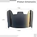 Football Helmet Eye Visor Shield, Universal Fit, Anti-Scratch & Anti-Fog Protection for All Helmet Sizes