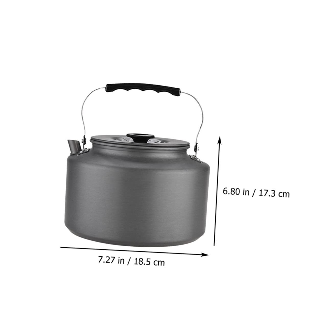 Hemoton Outdoor Tea Kettle Infuser 2l Camping Boiling Pot Collapsible Picnic Pot for Coffee and Tea