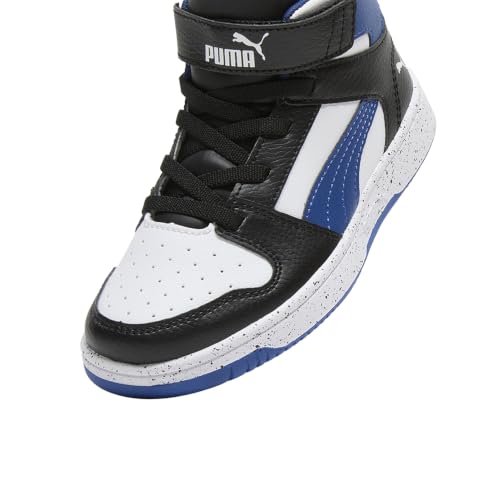 Image of PUMA Kids' Rebound Layup Mid Hook and Loop Sneakers