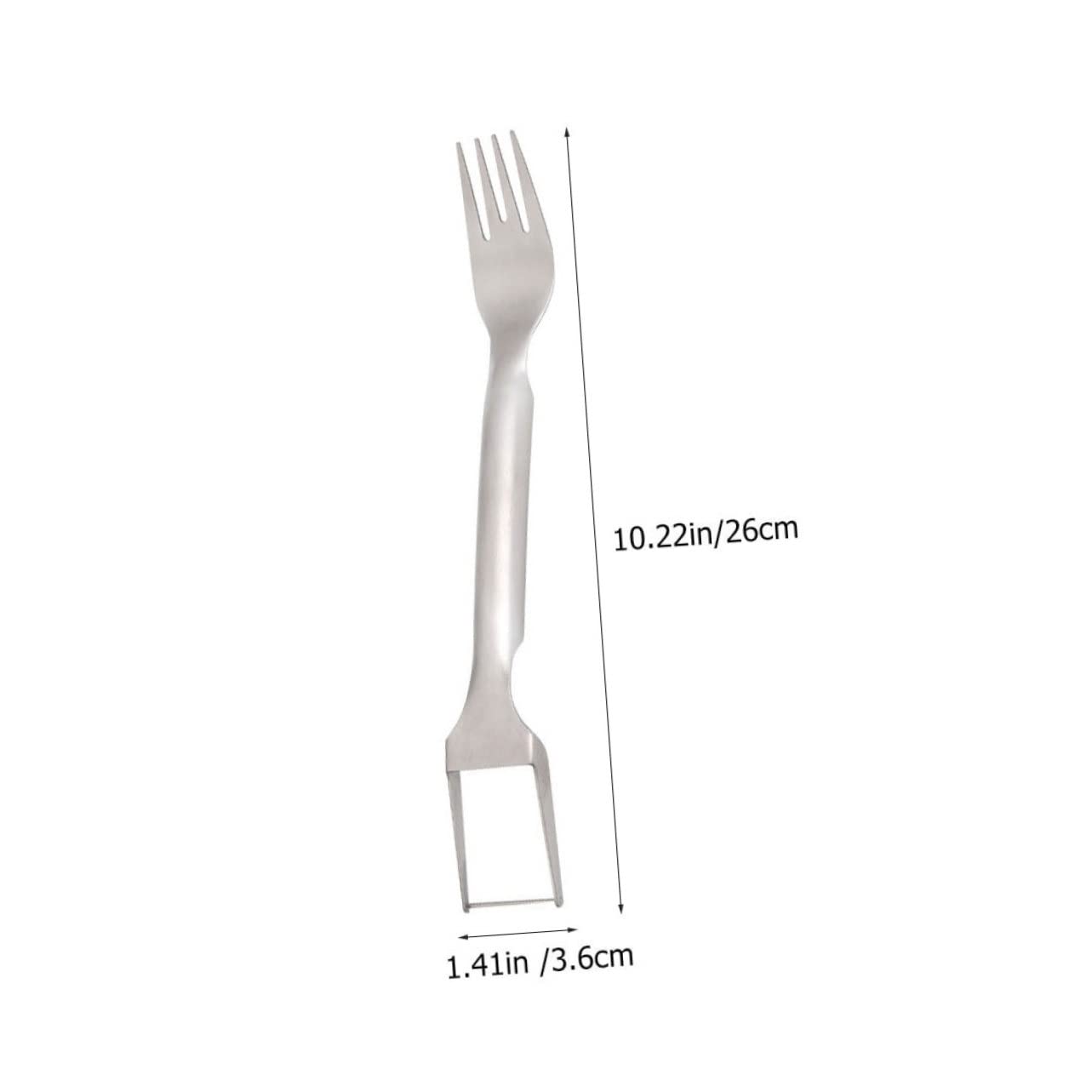 Cabilock 5pcs Watermelon Fork Slicer Creative Fruit Cutting Tool for Serving of Melon Cubes Kitchen Utensil for Summer Enjoyment